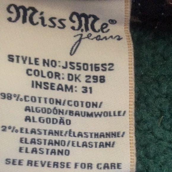 Miss Me Skinny Jeans From Signature Collection - Picture 11 of 11